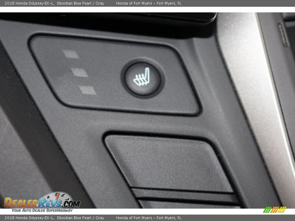 2018 Honda Odyssey EX-L Obsidian Blue Pearl / Gray Photo #26