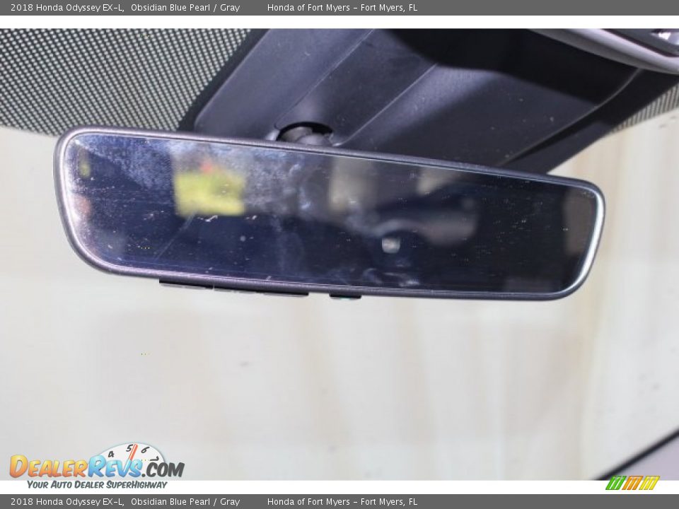 2018 Honda Odyssey EX-L Obsidian Blue Pearl / Gray Photo #31