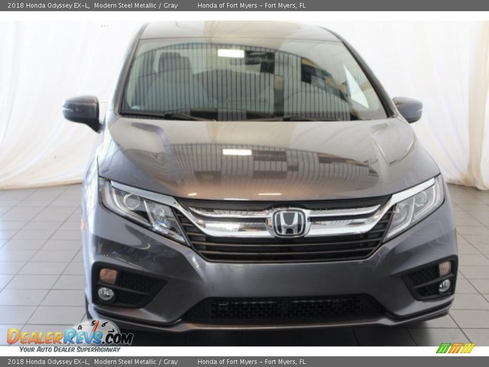2018 Honda Odyssey EX-L Modern Steel Metallic / Gray Photo #4
