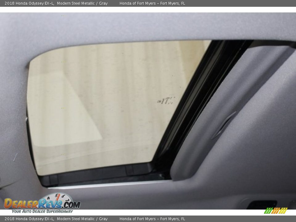 2018 Honda Odyssey EX-L Modern Steel Metallic / Gray Photo #19