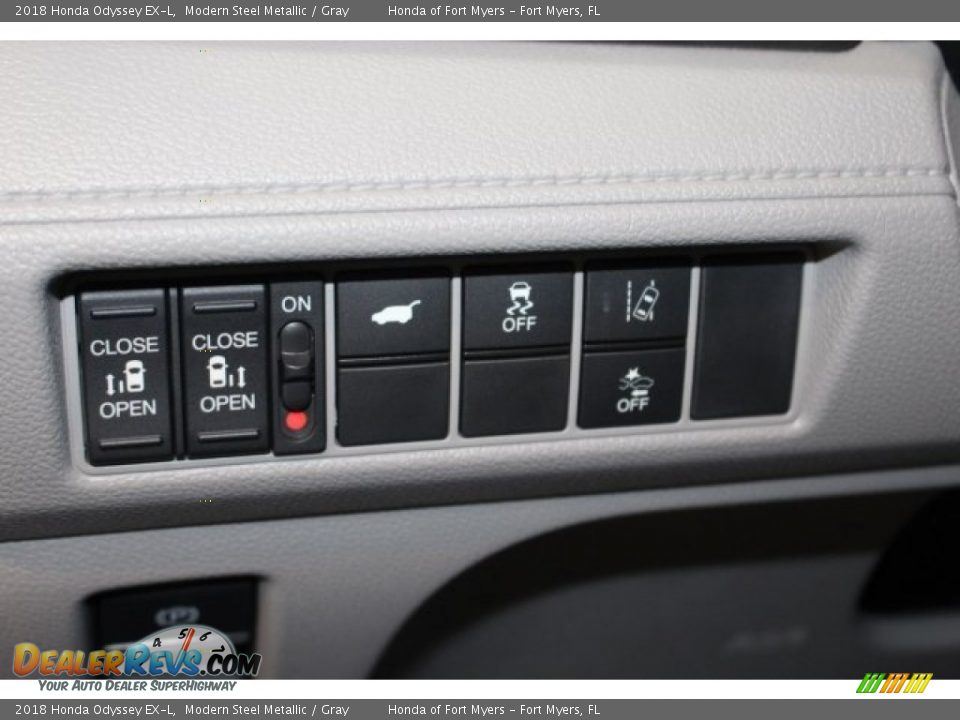2018 Honda Odyssey EX-L Modern Steel Metallic / Gray Photo #21