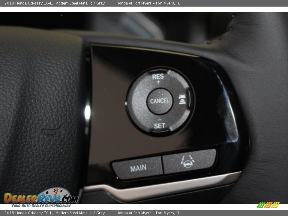 2018 Honda Odyssey EX-L Modern Steel Metallic / Gray Photo #23