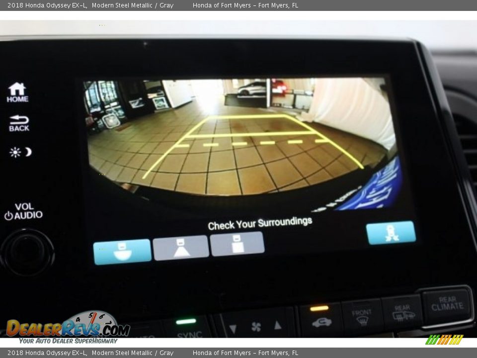 2018 Honda Odyssey EX-L Modern Steel Metallic / Gray Photo #26