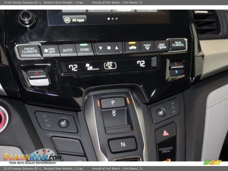2018 Honda Odyssey EX-L Modern Steel Metallic / Gray Photo #27