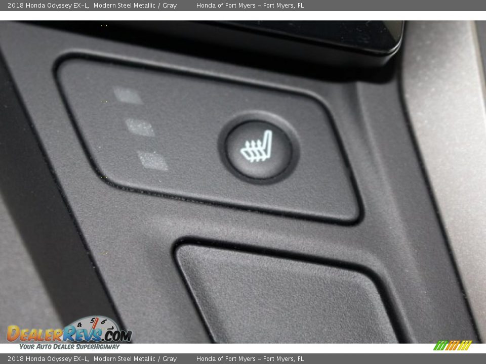2018 Honda Odyssey EX-L Modern Steel Metallic / Gray Photo #29
