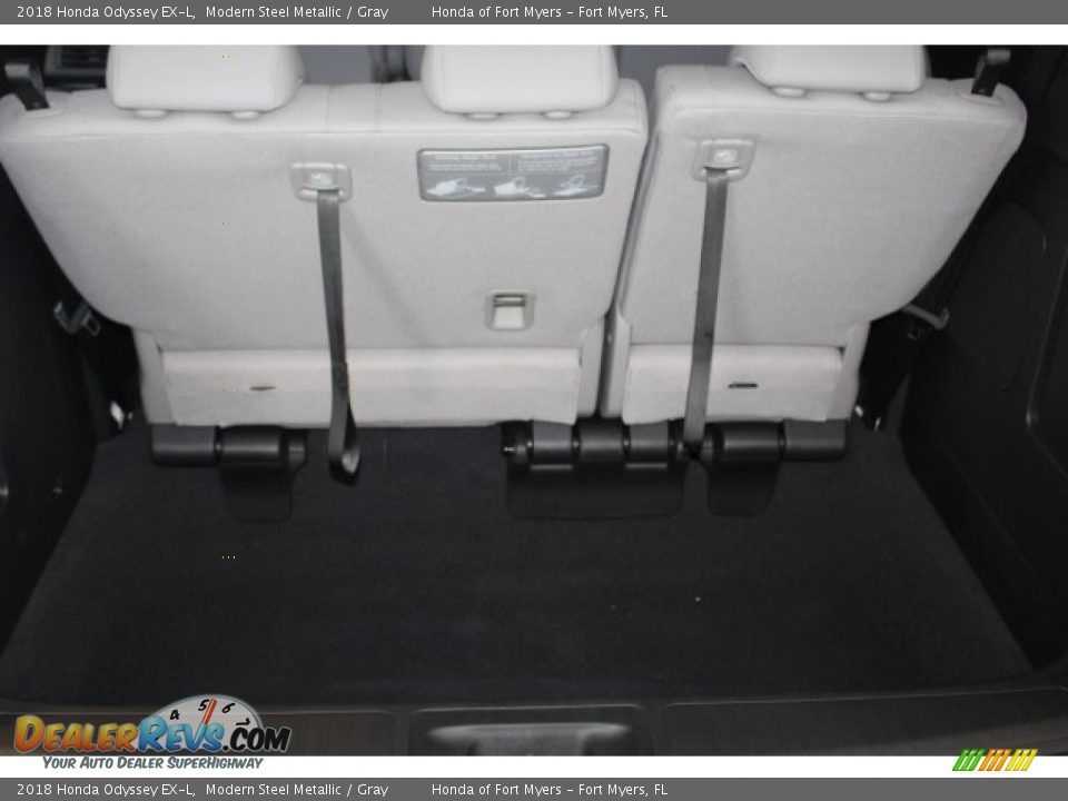 2018 Honda Odyssey EX-L Modern Steel Metallic / Gray Photo #35