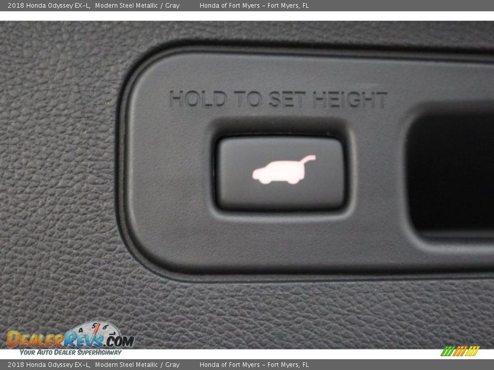 2018 Honda Odyssey EX-L Modern Steel Metallic / Gray Photo #36