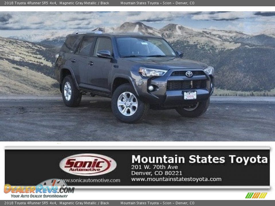 2018 Toyota 4Runner SR5 4x4 Magnetic Gray Metallic / Black Photo #1