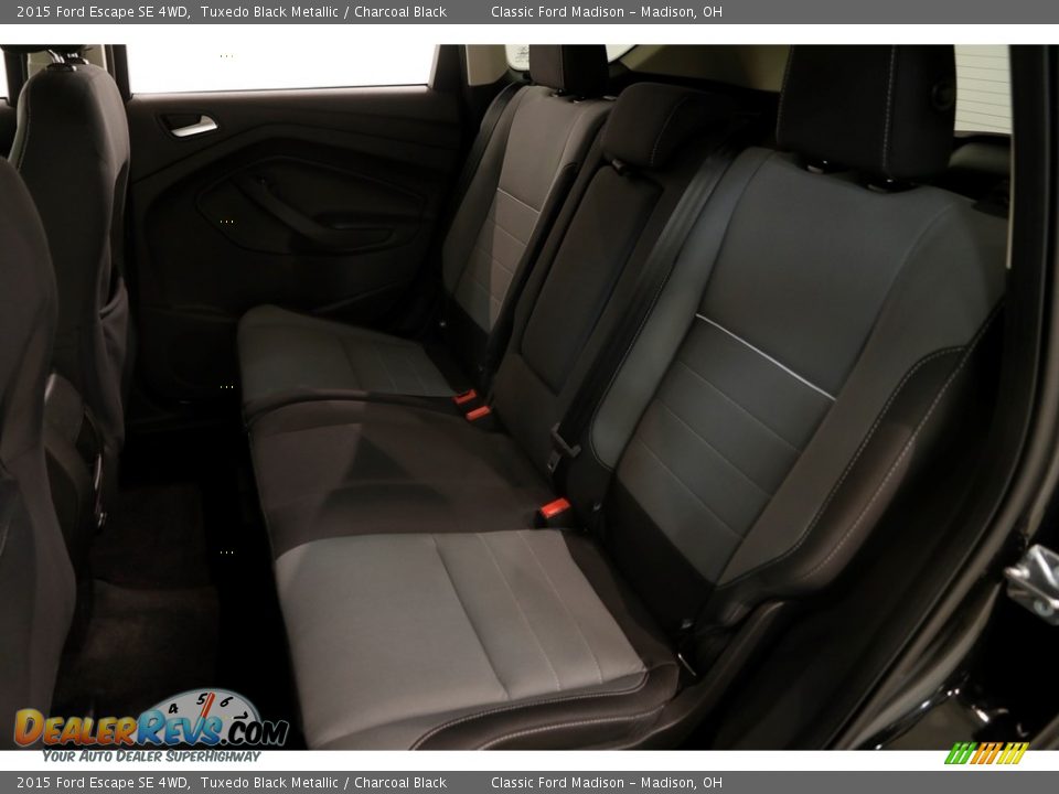 2015 Ford Escape SE 4WD Tuxedo Black Metallic / Charcoal Black Photo #15