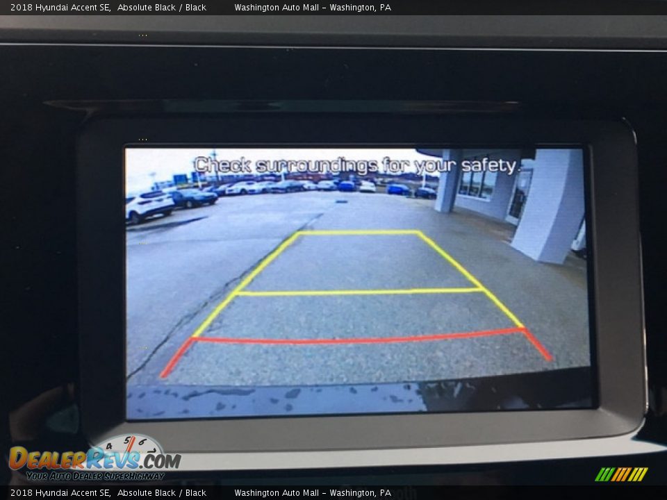 2018 Hyundai Accent SE Absolute Black / Black Photo #16