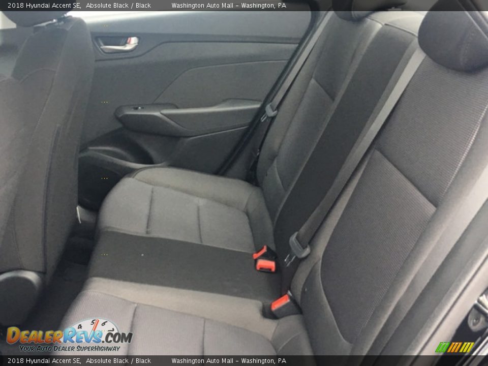 2018 Hyundai Accent SE Absolute Black / Black Photo #19