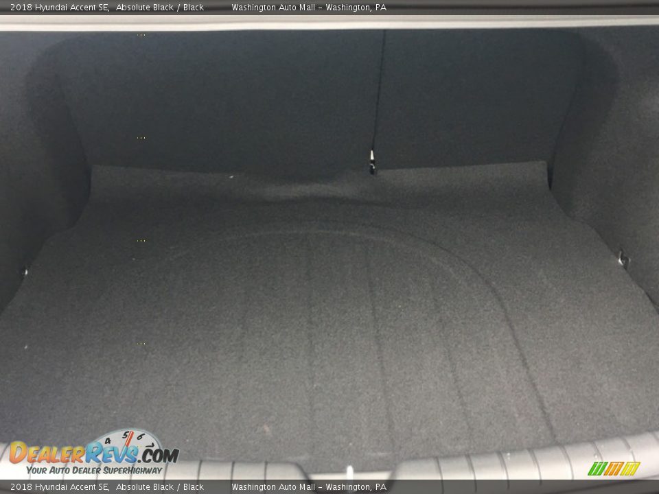 2018 Hyundai Accent SE Absolute Black / Black Photo #21