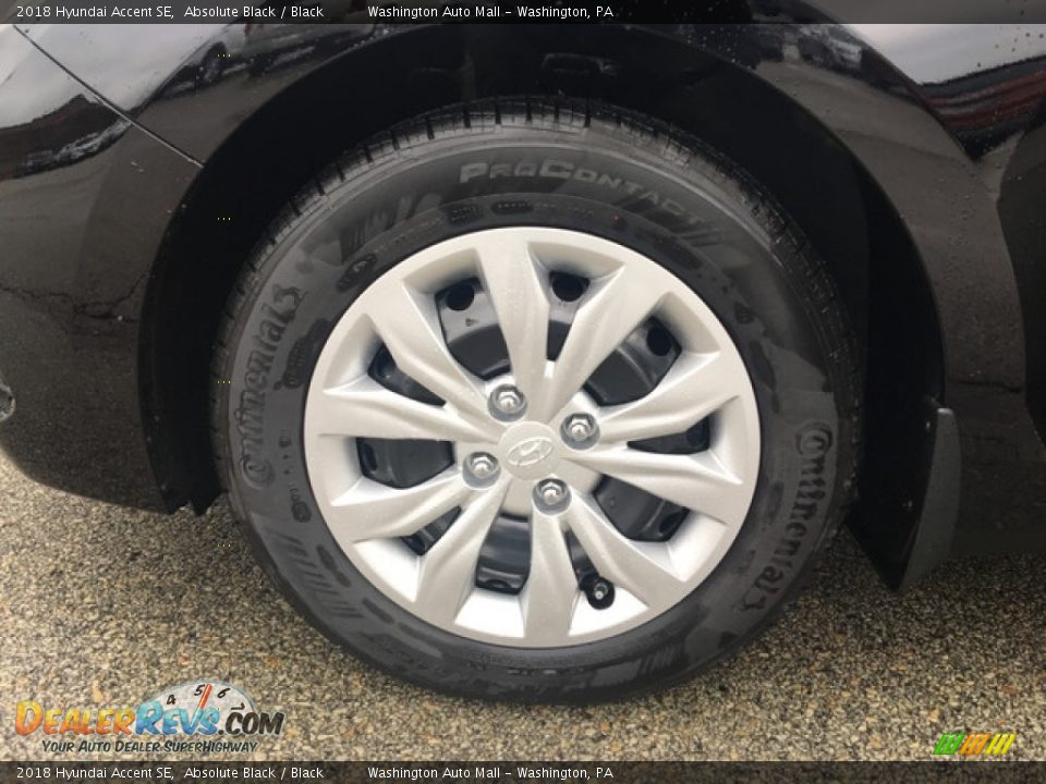 2018 Hyundai Accent SE Absolute Black / Black Photo #26