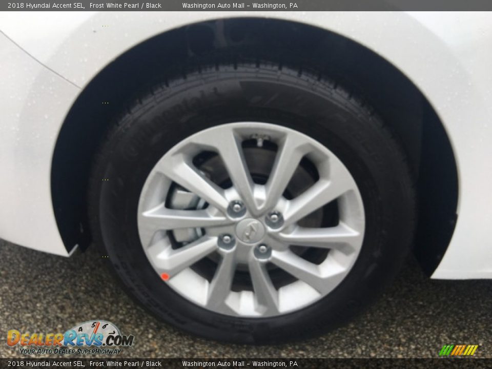 2018 Hyundai Accent SEL Frost White Pearl / Black Photo #27