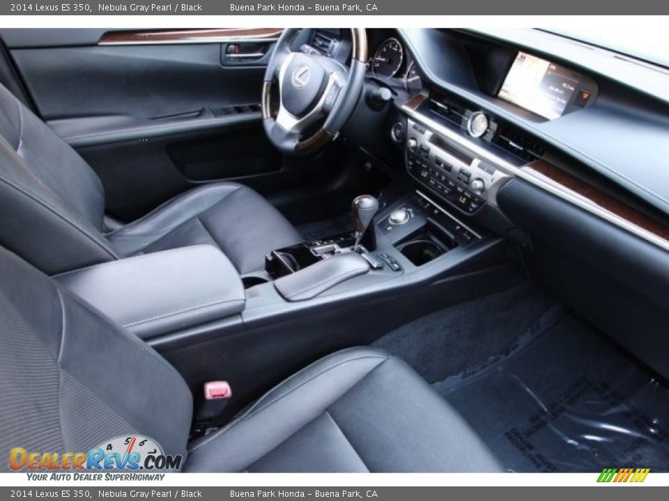 2014 Lexus ES 350 Nebula Gray Pearl / Black Photo #17