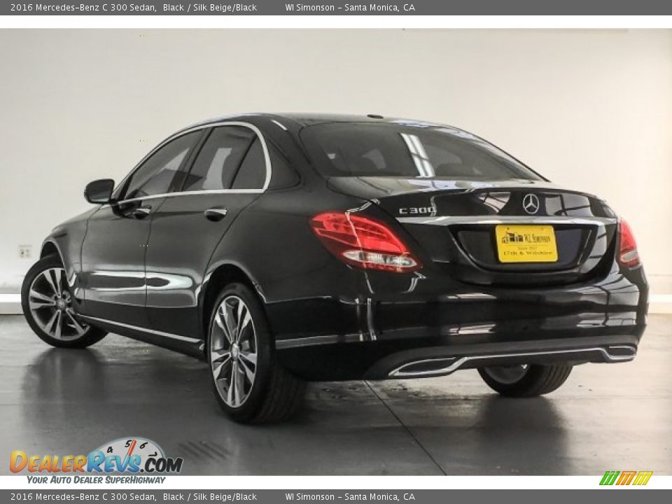 2016 Mercedes-Benz C 300 Sedan Black / Silk Beige/Black Photo #10