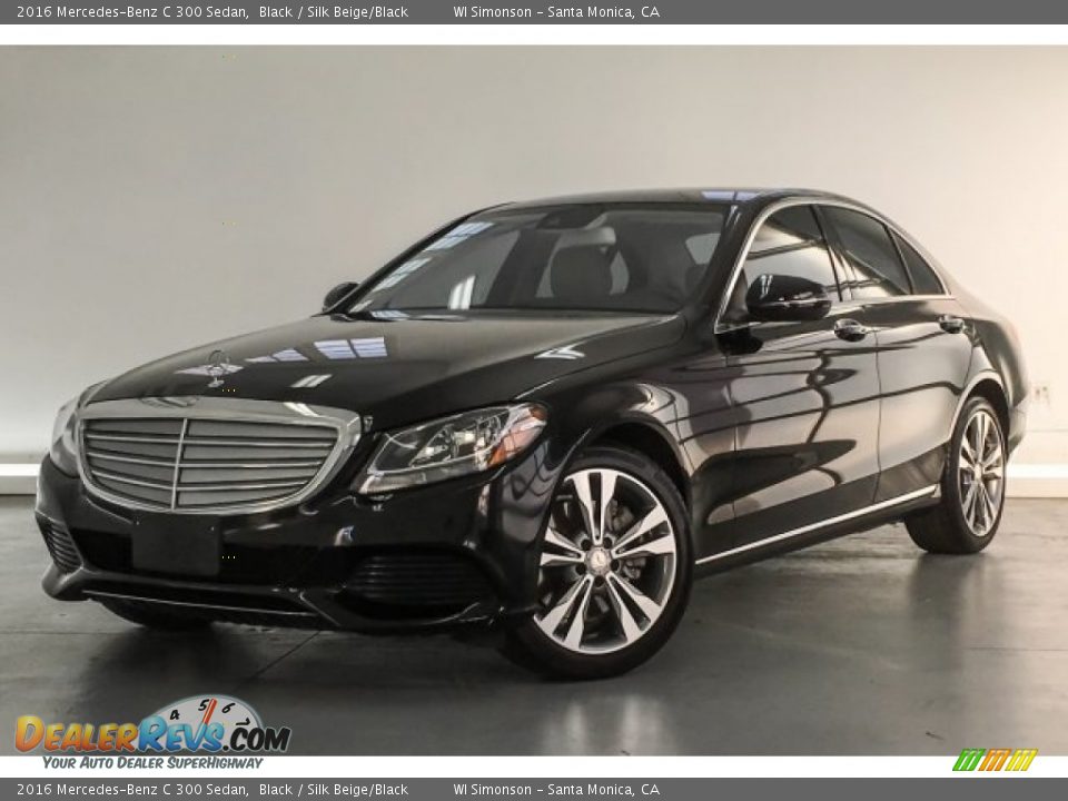 2016 Mercedes-Benz C 300 Sedan Black / Silk Beige/Black Photo #13