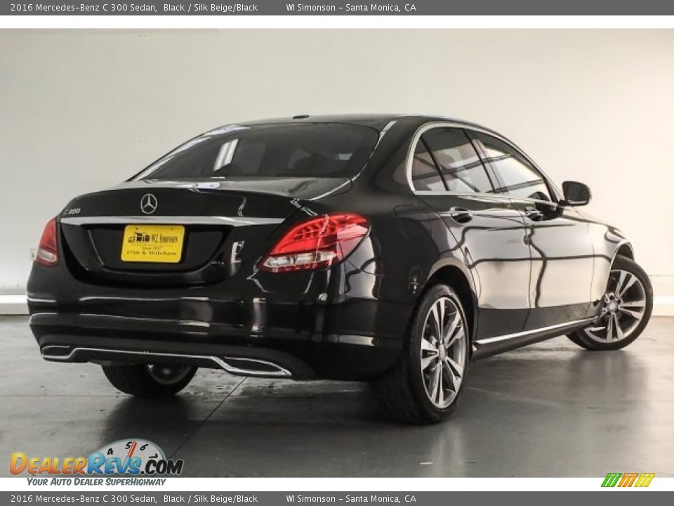 2016 Mercedes-Benz C 300 Sedan Black / Silk Beige/Black Photo #16
