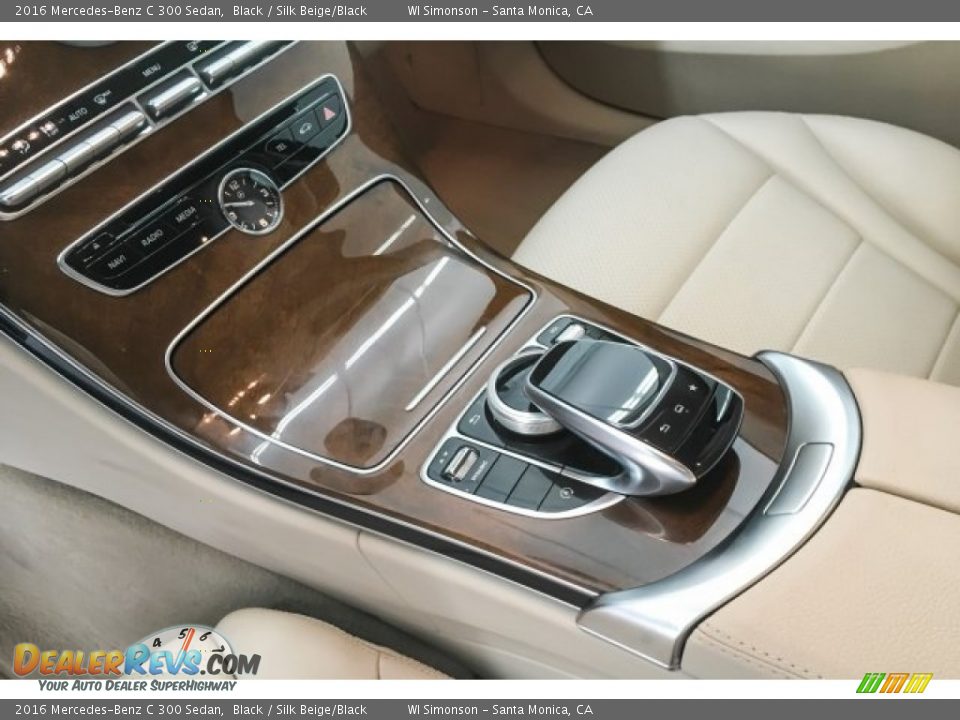 2016 Mercedes-Benz C 300 Sedan Black / Silk Beige/Black Photo #21