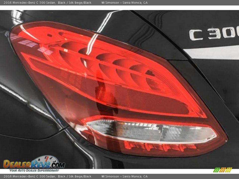 2016 Mercedes-Benz C 300 Sedan Black / Silk Beige/Black Photo #25