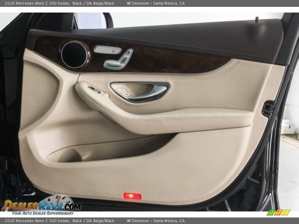 2016 Mercedes-Benz C 300 Sedan Black / Silk Beige/Black Photo #29
