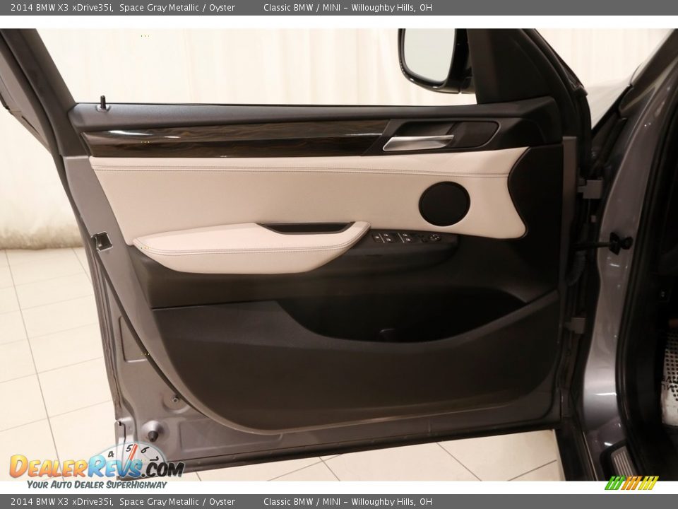 2014 BMW X3 xDrive35i Space Gray Metallic / Oyster Photo #4