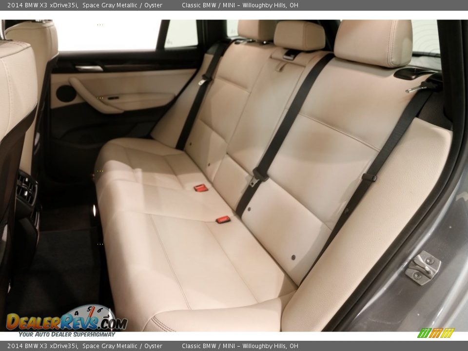 2014 BMW X3 xDrive35i Space Gray Metallic / Oyster Photo #19