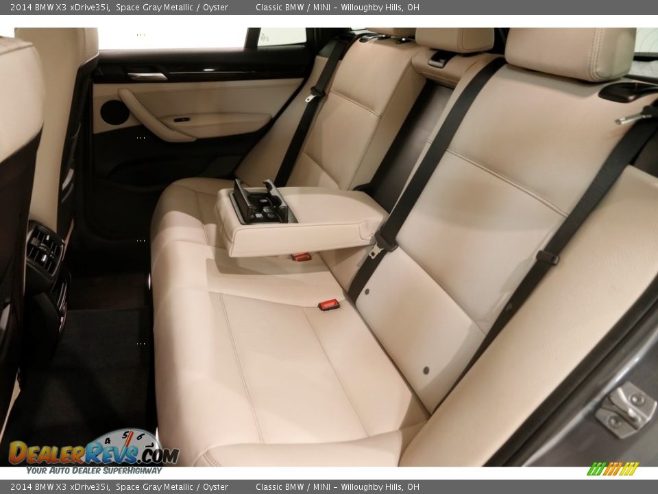 2014 BMW X3 xDrive35i Space Gray Metallic / Oyster Photo #20