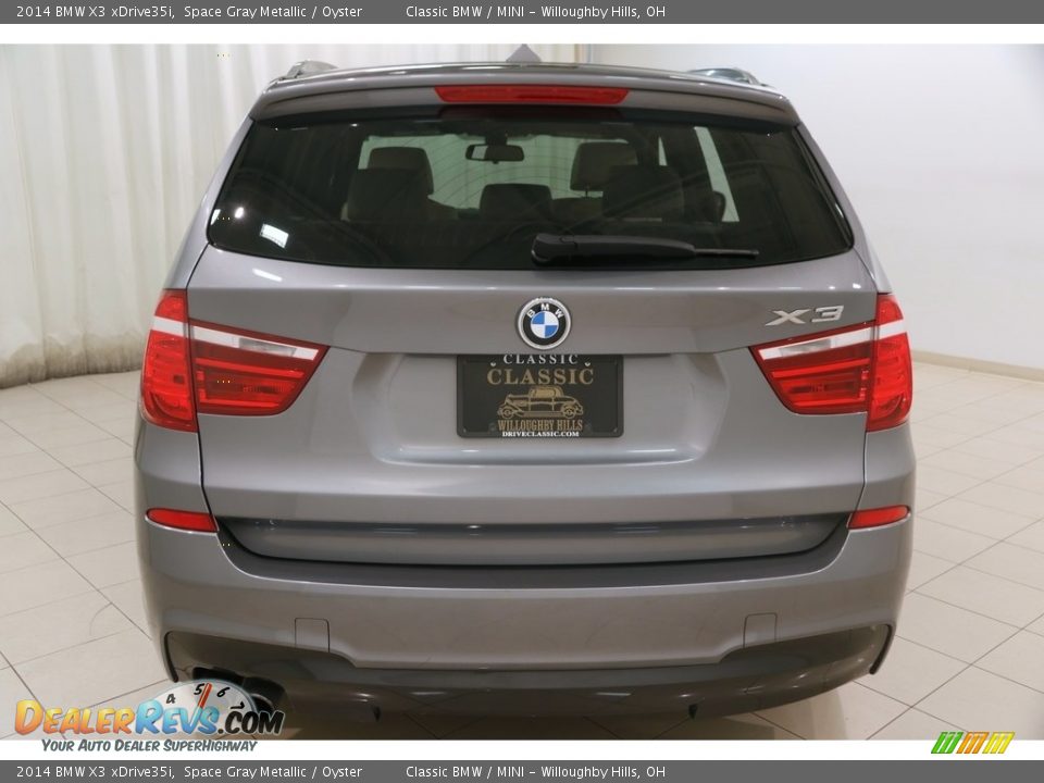 2014 BMW X3 xDrive35i Space Gray Metallic / Oyster Photo #21