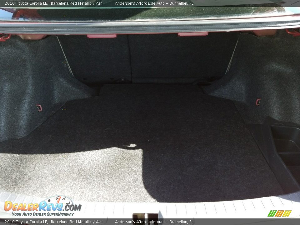 2010 Toyota Corolla LE Barcelona Red Metallic / Ash Photo #22