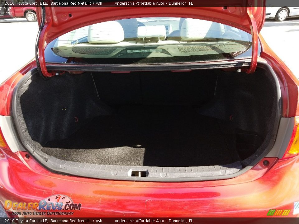2010 Toyota Corolla LE Barcelona Red Metallic / Ash Photo #23