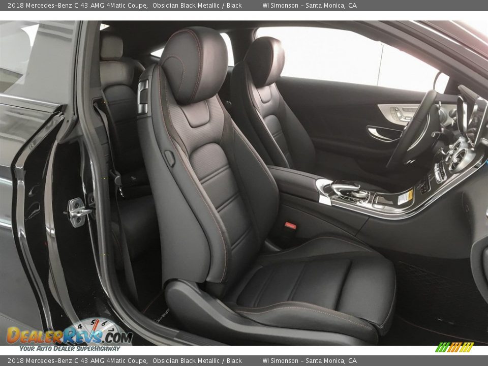 Front Seat of 2018 Mercedes-Benz C 43 AMG 4Matic Coupe Photo #6
