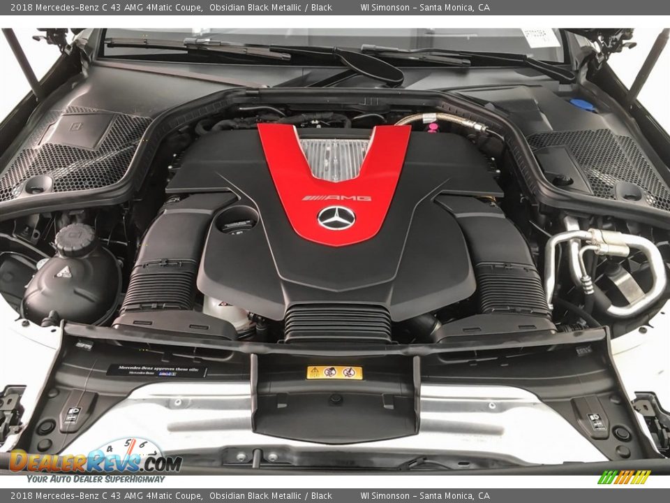 2018 Mercedes-Benz C 43 AMG 4Matic Coupe 3.0 Liter AMG biturbo DOHC 24-Valve VVT V6 Engine Photo #9