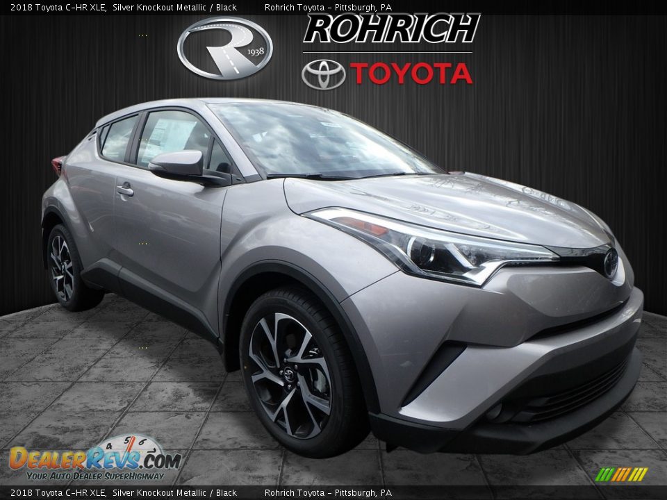 2018 Toyota C-HR XLE Silver Knockout Metallic / Black Photo #1