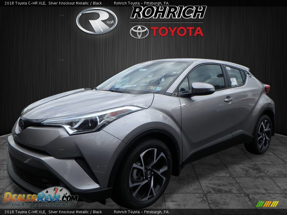 2018 Toyota C-HR XLE Silver Knockout Metallic / Black Photo #4