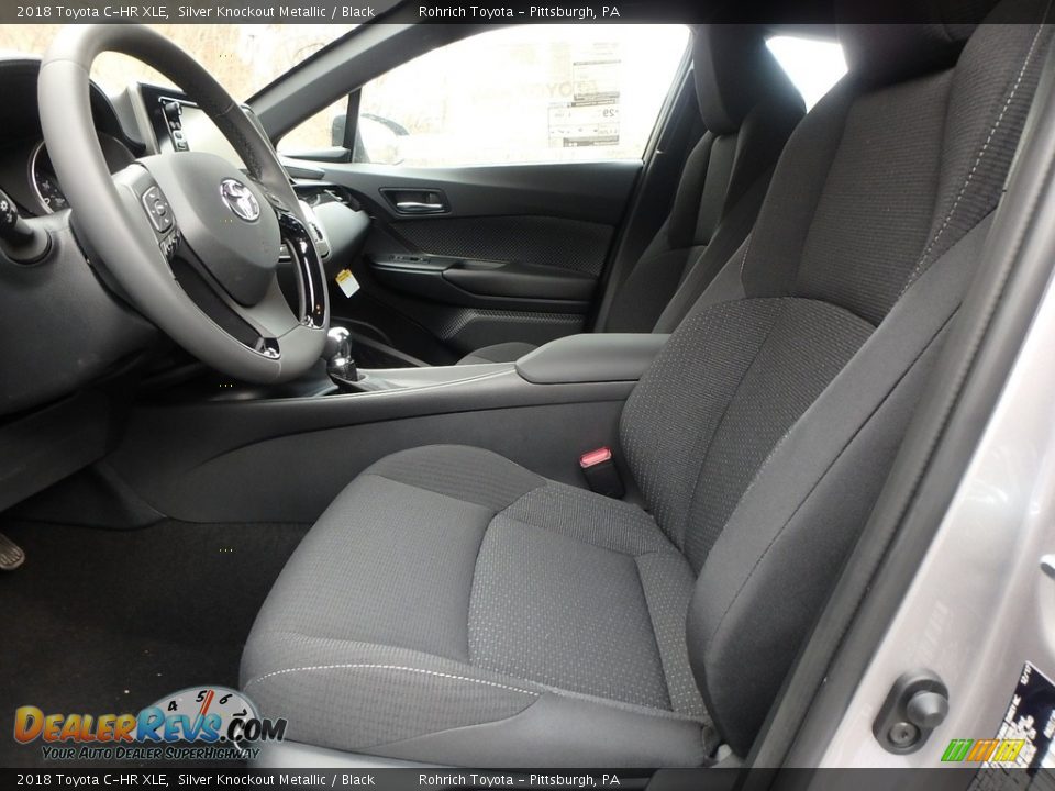 2018 Toyota C-HR XLE Silver Knockout Metallic / Black Photo #6