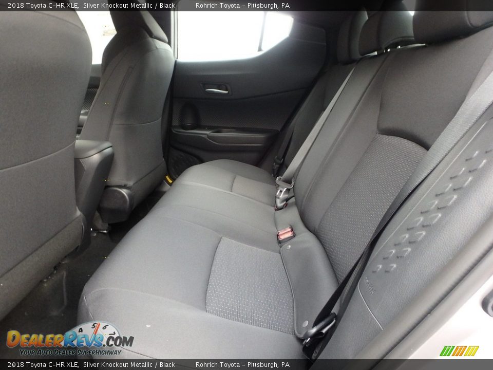 2018 Toyota C-HR XLE Silver Knockout Metallic / Black Photo #7