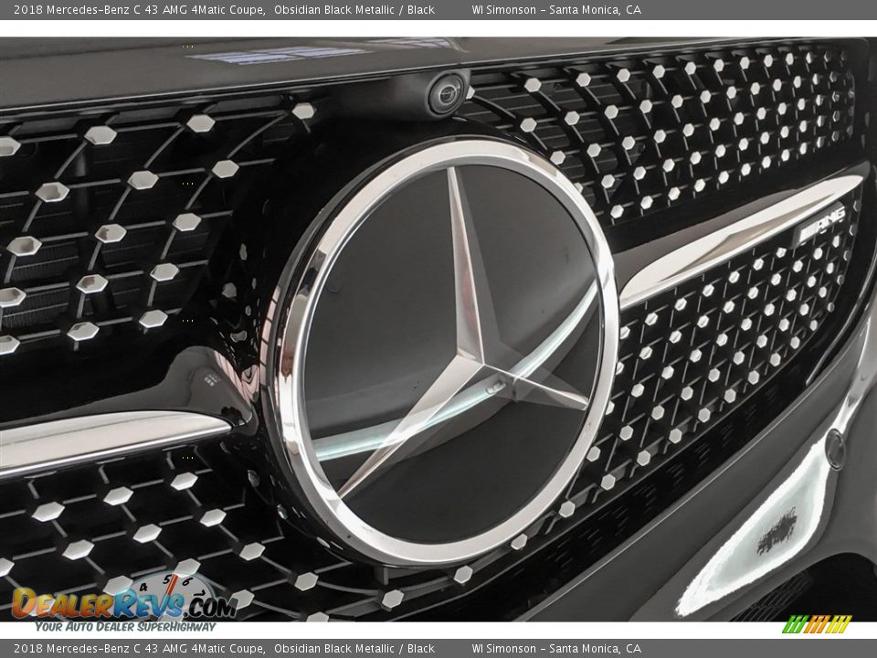 2018 Mercedes-Benz C 43 AMG 4Matic Coupe Obsidian Black Metallic / Black Photo #33