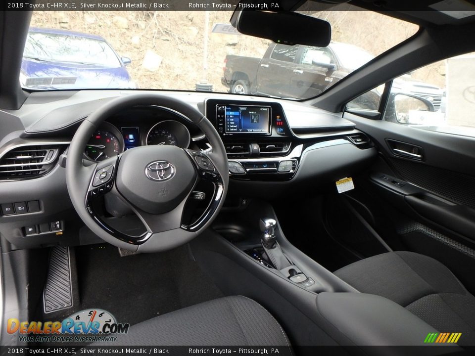 2018 Toyota C-HR XLE Silver Knockout Metallic / Black Photo #8