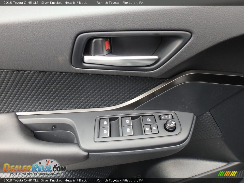 2018 Toyota C-HR XLE Silver Knockout Metallic / Black Photo #9