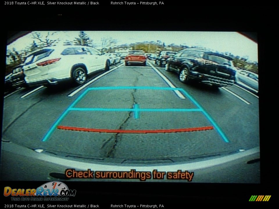 2018 Toyota C-HR XLE Silver Knockout Metallic / Black Photo #12