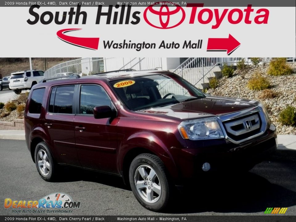 2009 Honda Pilot EX-L 4WD Dark Cherry Pearl / Black Photo #1
