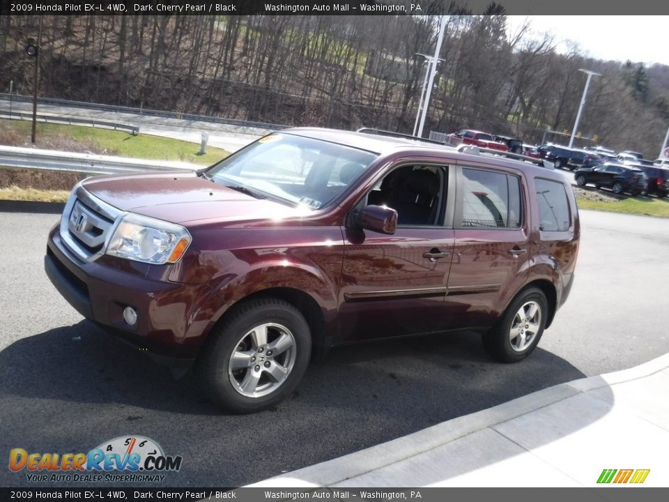 2009 Honda Pilot EX-L 4WD Dark Cherry Pearl / Black Photo #6