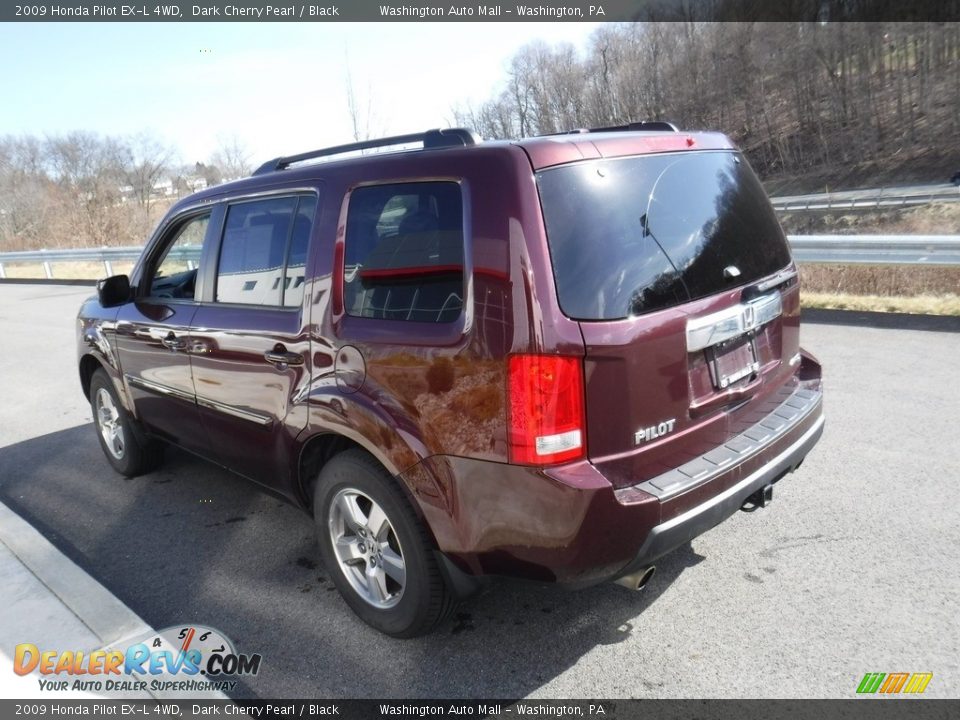 2009 Honda Pilot EX-L 4WD Dark Cherry Pearl / Black Photo #7