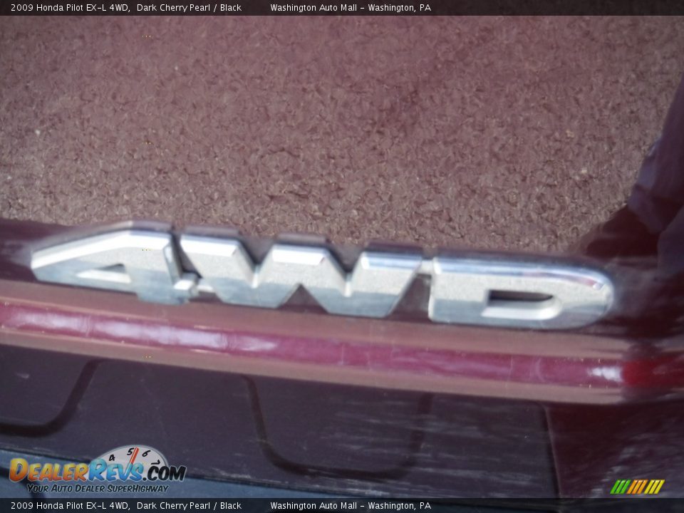 2009 Honda Pilot EX-L 4WD Dark Cherry Pearl / Black Photo #10