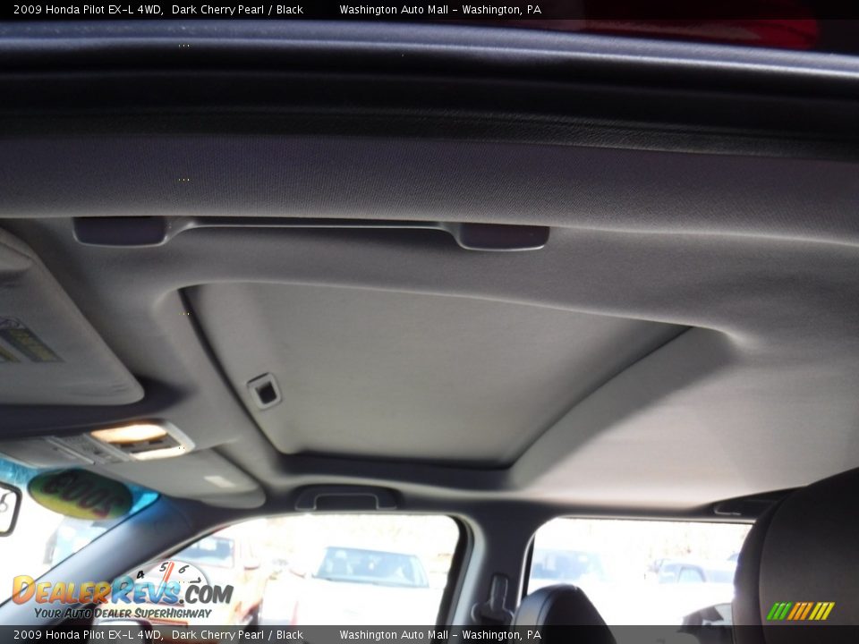 2009 Honda Pilot EX-L 4WD Dark Cherry Pearl / Black Photo #11