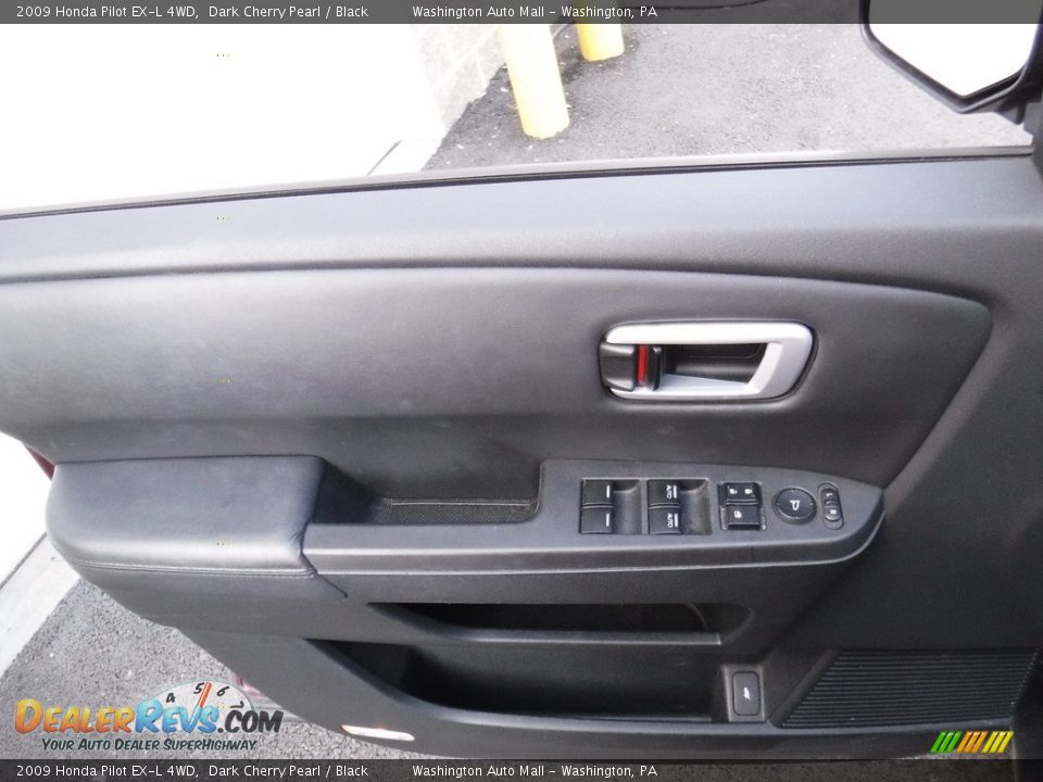 2009 Honda Pilot EX-L 4WD Dark Cherry Pearl / Black Photo #12