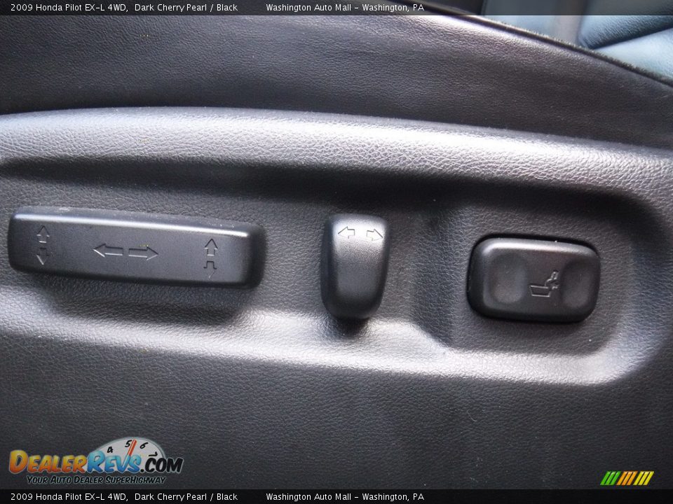 2009 Honda Pilot EX-L 4WD Dark Cherry Pearl / Black Photo #15