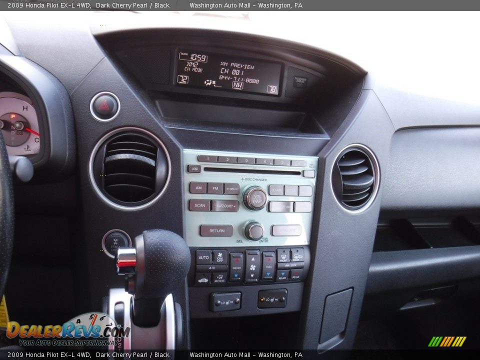 2009 Honda Pilot EX-L 4WD Dark Cherry Pearl / Black Photo #17