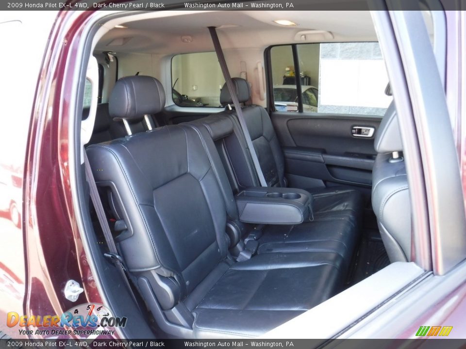 2009 Honda Pilot EX-L 4WD Dark Cherry Pearl / Black Photo #20